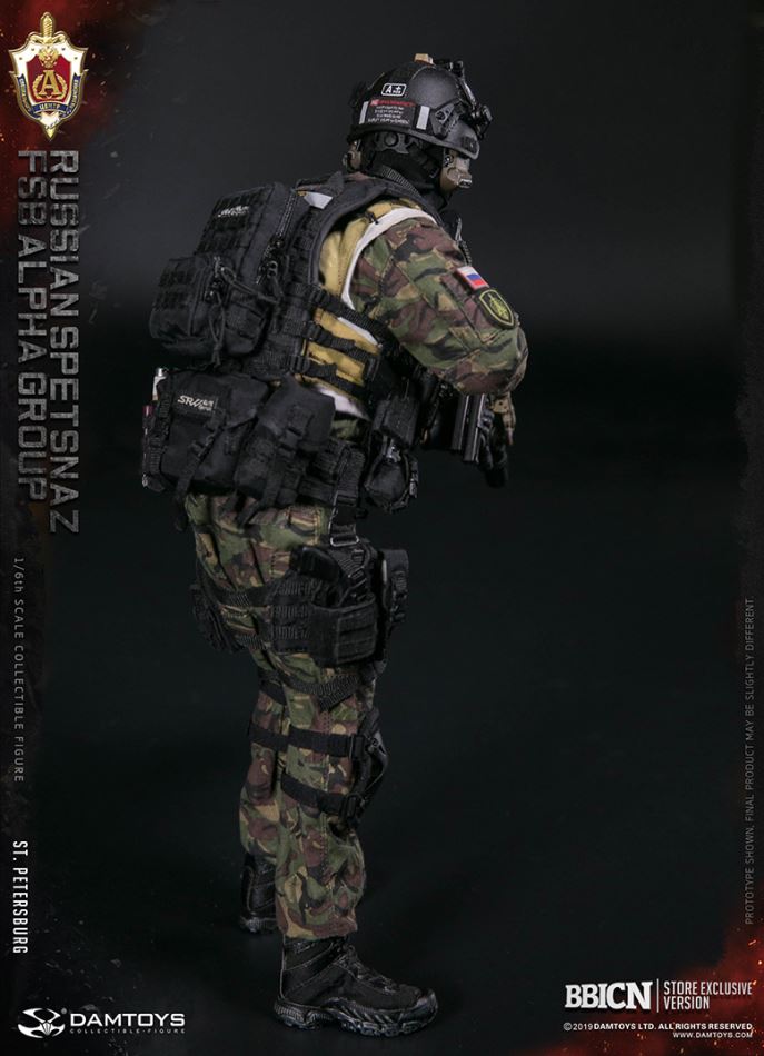 DAMTOYS : 1/6 RUSSIAN SPETSNAZ FSB ALPHA GROUP St.Petersburg (EXCLUSIVE VERSION)