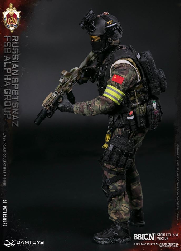 DAMTOYS : 1/6 RUSSIAN SPETSNAZ FSB ALPHA GROUP St.Petersburg (EXCLUSIVE VERSION)