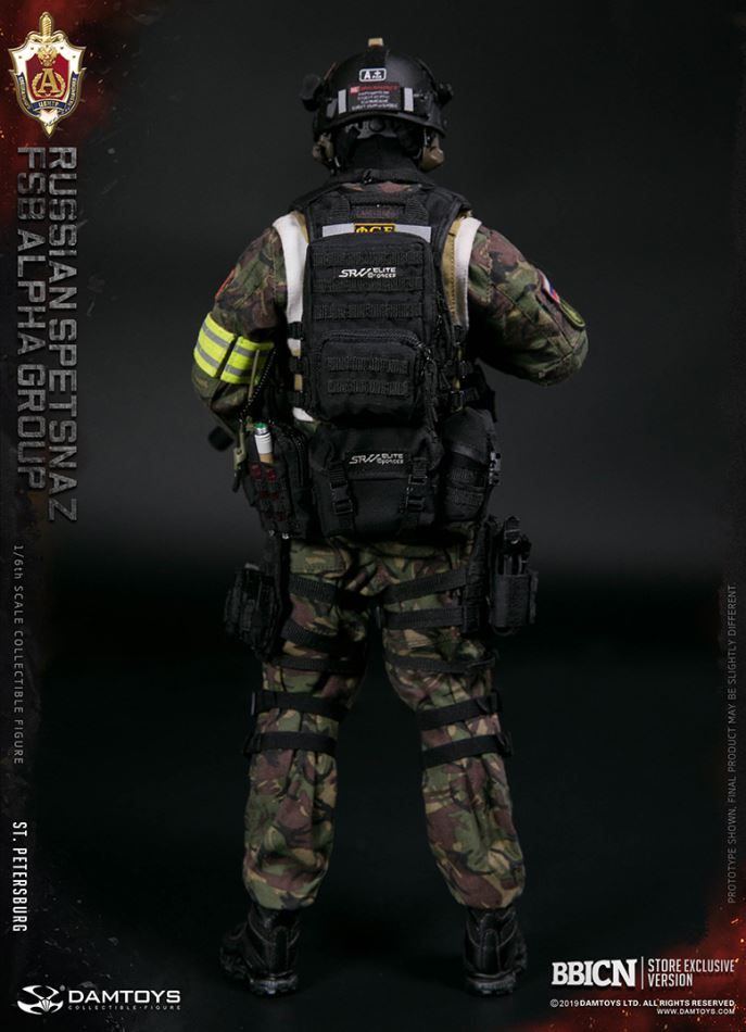 DAMTOYS : 1/6 RUSSIAN SPETSNAZ FSB ALPHA GROUP St.Petersburg (EXCLUSIVE VERSION)