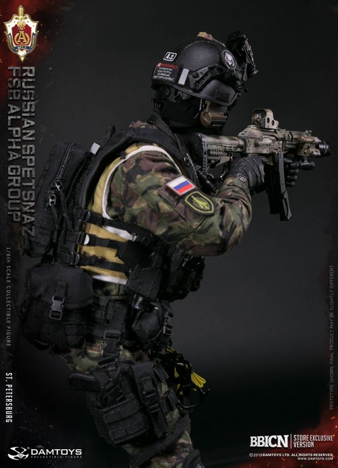 DAMTOYS : 1/6 RUSSIAN SPETSNAZ FSB ALPHA GROUP St.Petersburg (EXCLUSIVE VERSION)