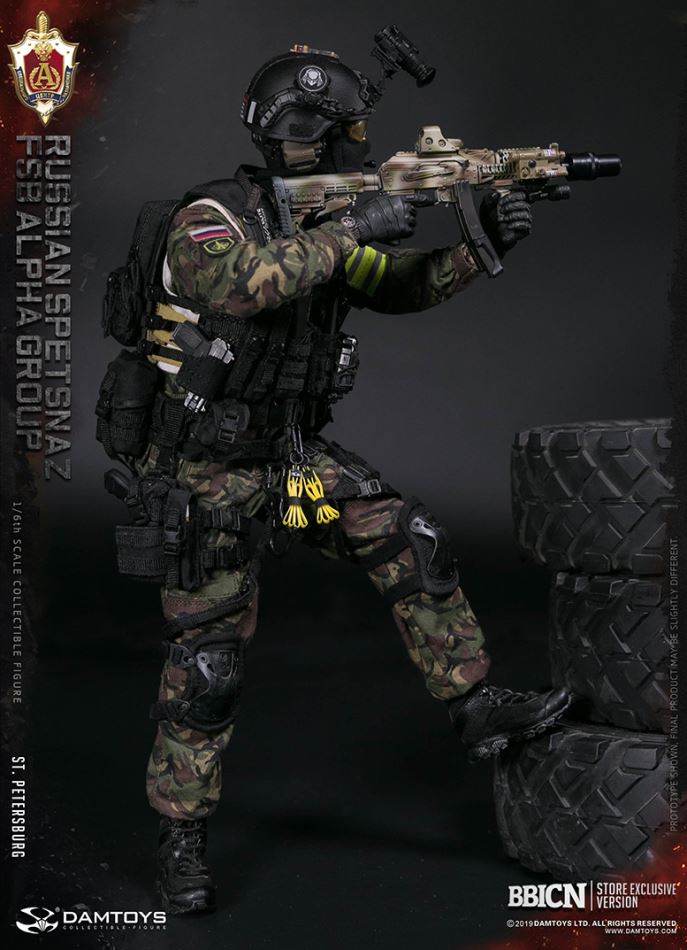DAMTOYS : 1/6 RUSSIAN SPETSNAZ FSB ALPHA GROUP St.Petersburg (EXCLUSIVE VERSION)
