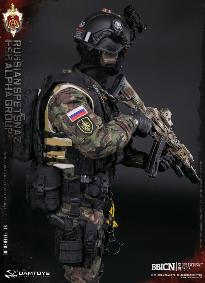 DAMTOYS : 1/6 RUSSIAN SPETSNAZ FSB ALPHA GROUP St.Petersburg (EXCLUSIVE VERSION)
