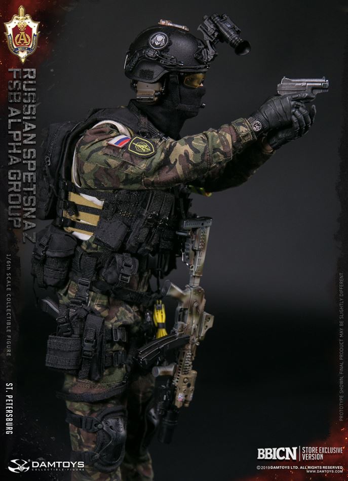 DAMTOYS : 1/6 RUSSIAN SPETSNAZ FSB ALPHA GROUP St.Petersburg (EXCLUSIVE VERSION)