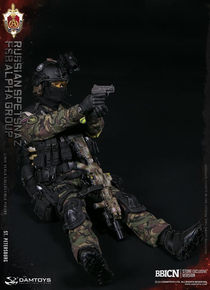 DAMTOYS : 1/6 RUSSIAN SPETSNAZ FSB ALPHA GROUP St.Petersburg (EXCLUSIVE VERSION)