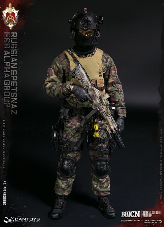 DAMTOYS : 1/6 RUSSIAN SPETSNAZ FSB ALPHA GROUP St.Petersburg (EXCLUSIVE VERSION)