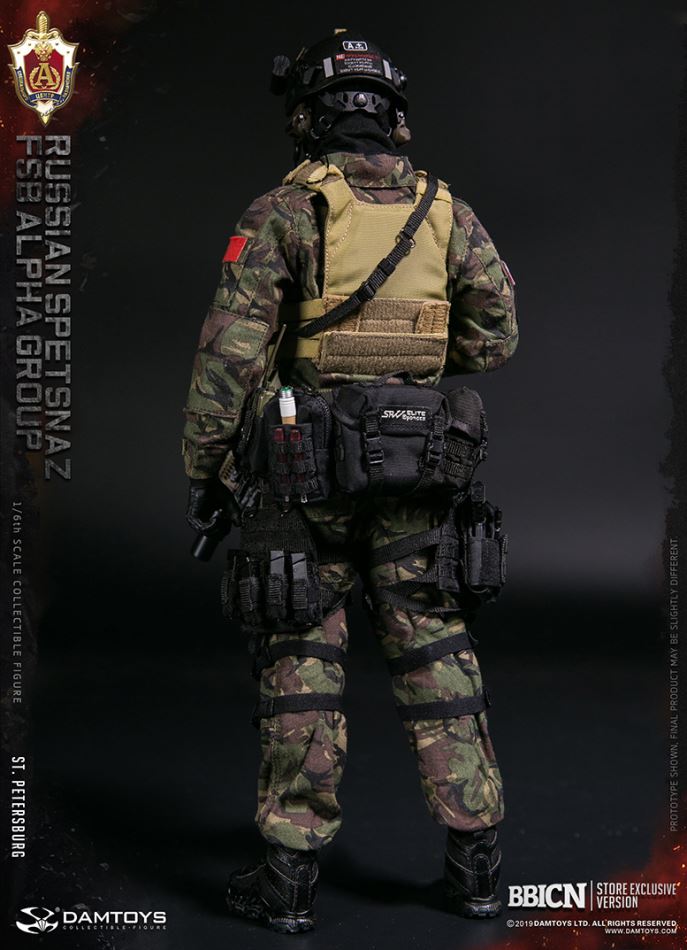 DAMTOYS : 1/6 RUSSIAN SPETSNAZ FSB ALPHA GROUP St.Petersburg (EXCLUSIVE VERSION)