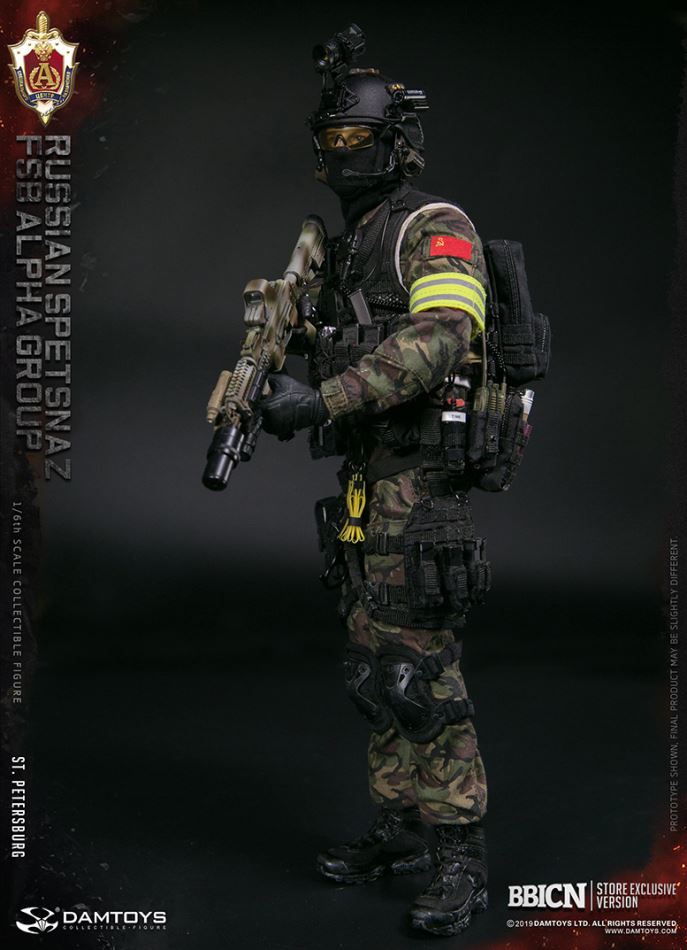 DAMTOYS : 1/6 RUSSIAN SPETSNAZ FSB ALPHA GROUP St.Petersburg (EXCLUSIVE VERSION)