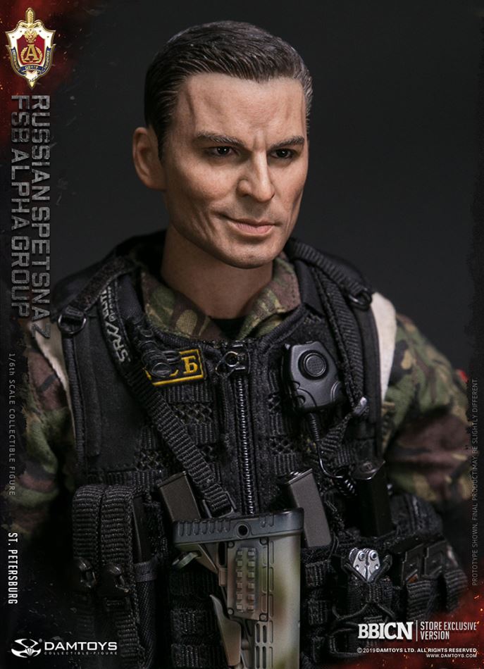 DAMTOYS : 1/6 RUSSIAN SPETSNAZ FSB ALPHA GROUP St.Petersburg (EXCLUSIVE VERSION)