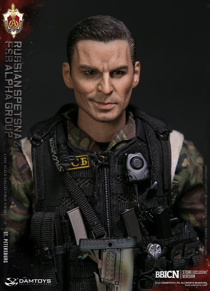 DAMTOYS : 1/6 RUSSIAN SPETSNAZ FSB ALPHA GROUP St.Petersburg (EXCLUSIVE VERSION)