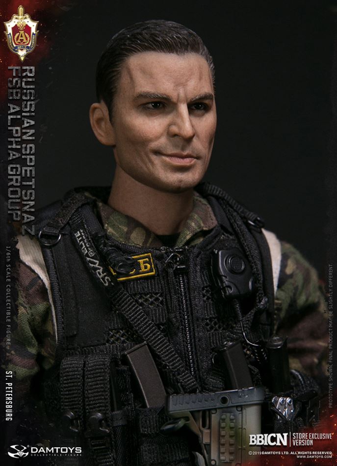 DAMTOYS : 1/6 RUSSIAN SPETSNAZ FSB ALPHA GROUP St.Petersburg (EXCLUSIVE VERSION)