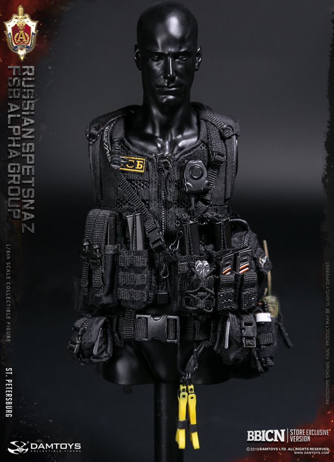 DAMTOYS : 1/6 RUSSIAN SPETSNAZ FSB ALPHA GROUP St.Petersburg (EXCLUSIVE VERSION)