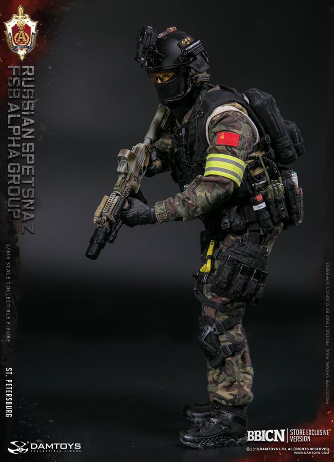 DAMTOYS : 1/6 RUSSIAN SPETSNAZ FSB ALPHA GROUP St.Petersburg (EXCLUSIVE VERSION)