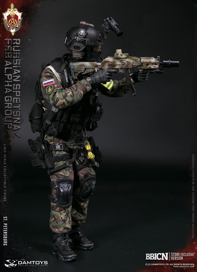 DAMTOYS : 1/6 RUSSIAN SPETSNAZ FSB ALPHA GROUP St.Petersburg (EXCLUSIVE VERSION)