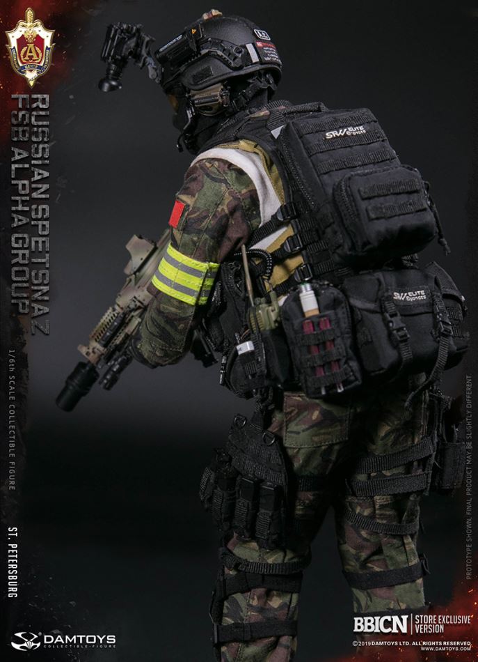 DAMTOYS : 1/6 RUSSIAN SPETSNAZ FSB ALPHA GROUP St.Petersburg (EXCLUSIVE VERSION)