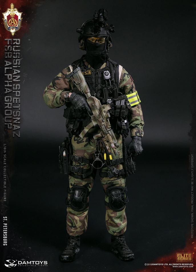 DAMTOYS : 1/6 RUSSIAN SPETSNAZ FSB ALPHA GROUP St.Petersburg (CLASSIC VERSION)