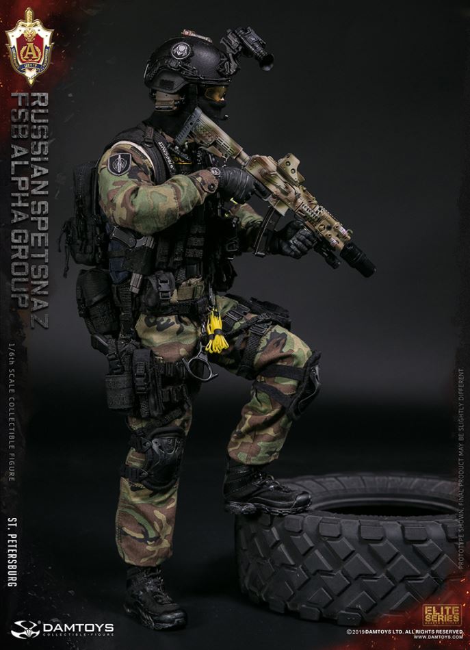 DAMTOYS : 1/6 RUSSIAN SPETSNAZ FSB ALPHA GROUP St.Petersburg (CLASSIC VERSION)