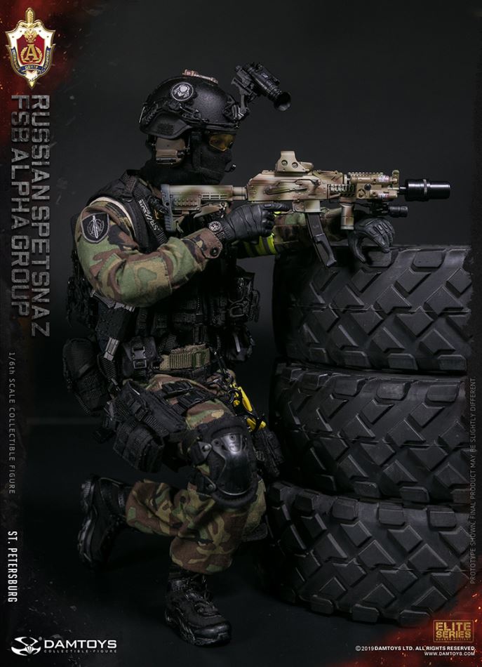 DAMTOYS : 1/6 RUSSIAN SPETSNAZ FSB ALPHA GROUP St.Petersburg (CLASSIC VERSION)
