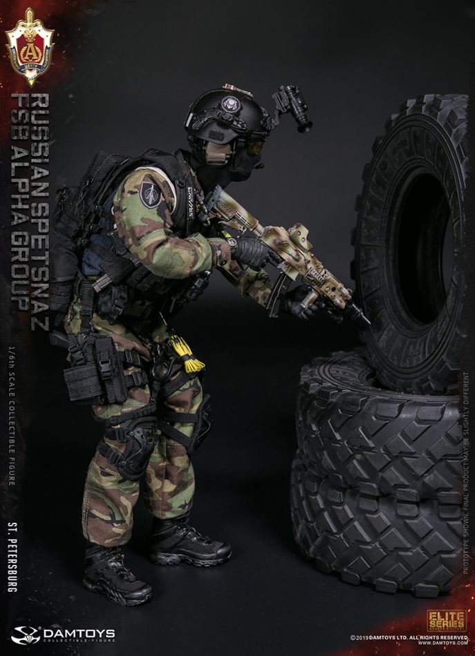 DAMTOYS : 1/6 RUSSIAN SPETSNAZ FSB ALPHA GROUP St.Petersburg (CLASSIC VERSION)