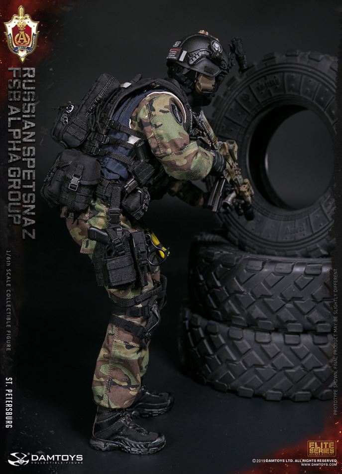 DAMTOYS : 1/6 RUSSIAN SPETSNAZ FSB ALPHA GROUP St.Petersburg (CLASSIC VERSION)