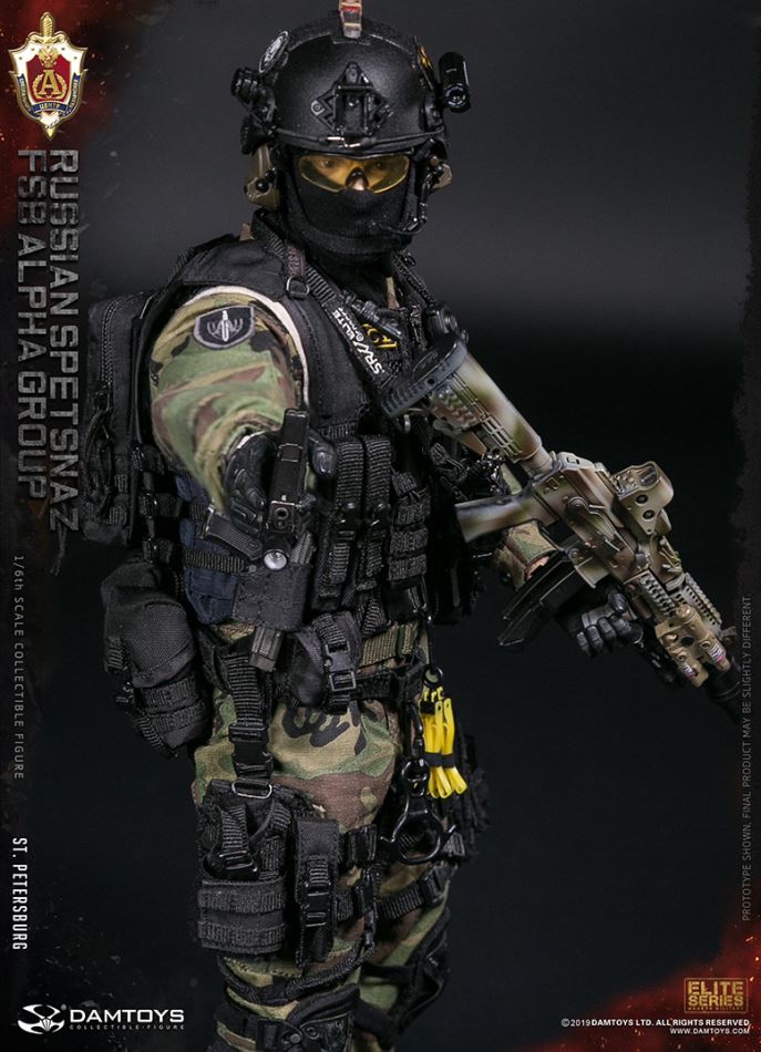 DAMTOYS : 1/6 RUSSIAN SPETSNAZ FSB ALPHA GROUP St.Petersburg (CLASSIC VERSION)