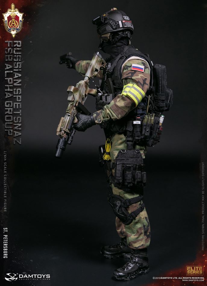 DAMTOYS : 1/6 RUSSIAN SPETSNAZ FSB ALPHA GROUP St.Petersburg (CLASSIC VERSION)