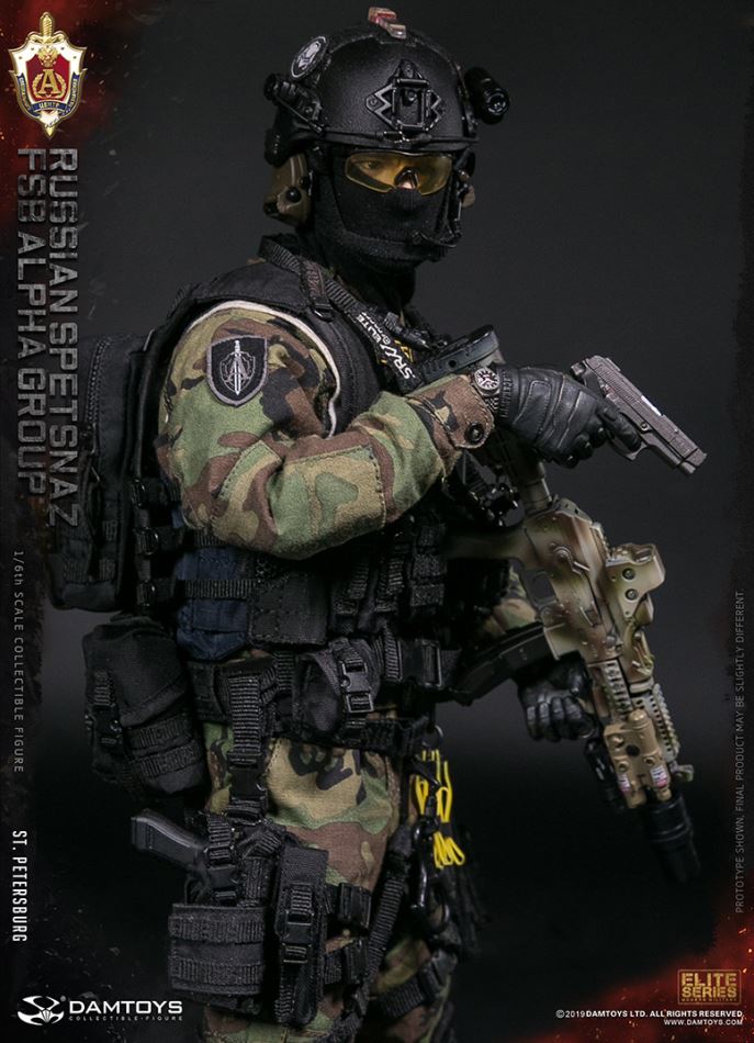 DAMTOYS : 1/6 RUSSIAN SPETSNAZ FSB ALPHA GROUP St.Petersburg (CLASSIC VERSION)