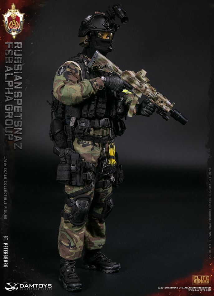 DAMTOYS : 1/6 RUSSIAN SPETSNAZ FSB ALPHA GROUP St.Petersburg (CLASSIC VERSION)