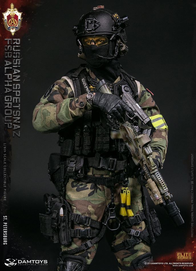 DAMTOYS : 1/6 RUSSIAN SPETSNAZ FSB ALPHA GROUP St.Petersburg (CLASSIC VERSION)