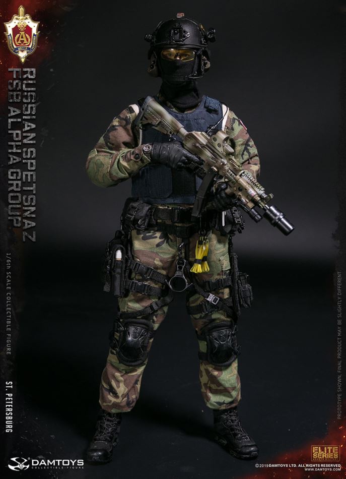 DAMTOYS : 1/6 RUSSIAN SPETSNAZ FSB ALPHA GROUP St.Petersburg (CLASSIC VERSION)