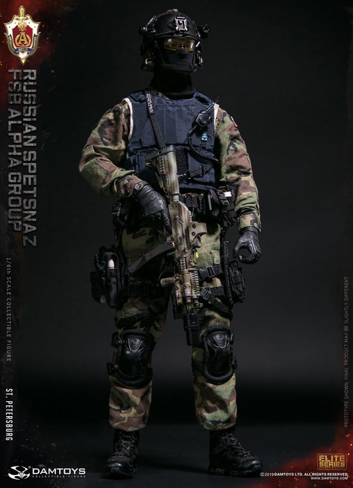 DAMTOYS : 1/6 RUSSIAN SPETSNAZ FSB ALPHA GROUP St.Petersburg (CLASSIC VERSION)
