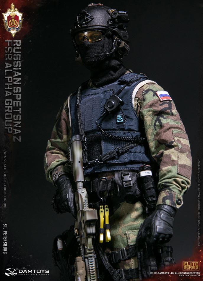DAMTOYS : 1/6 RUSSIAN SPETSNAZ FSB ALPHA GROUP St.Petersburg (CLASSIC VERSION)