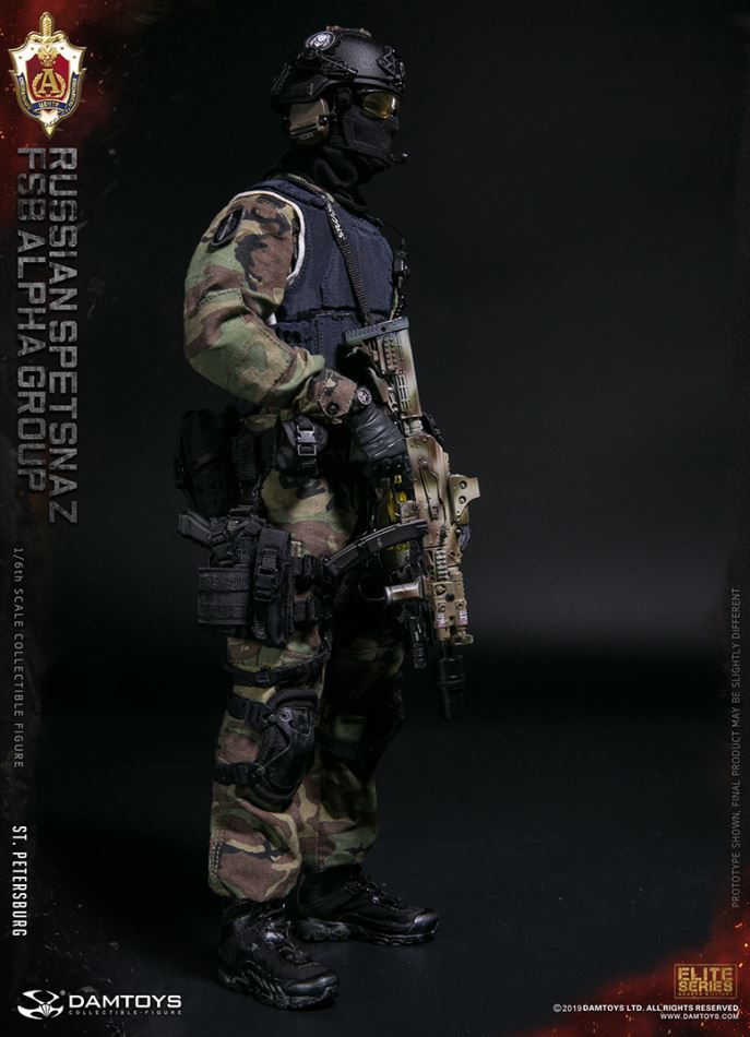 DAMTOYS : 1/6 RUSSIAN SPETSNAZ FSB ALPHA GROUP St.Petersburg (CLASSIC VERSION)