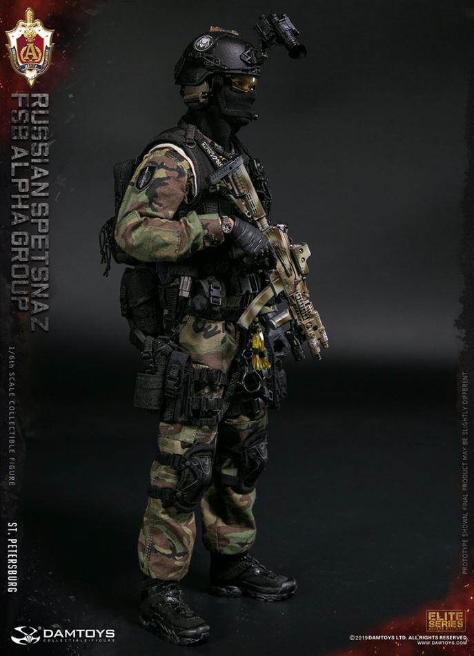 DAMTOYS : 1/6 RUSSIAN SPETSNAZ FSB ALPHA GROUP St.Petersburg (CLASSIC VERSION)
