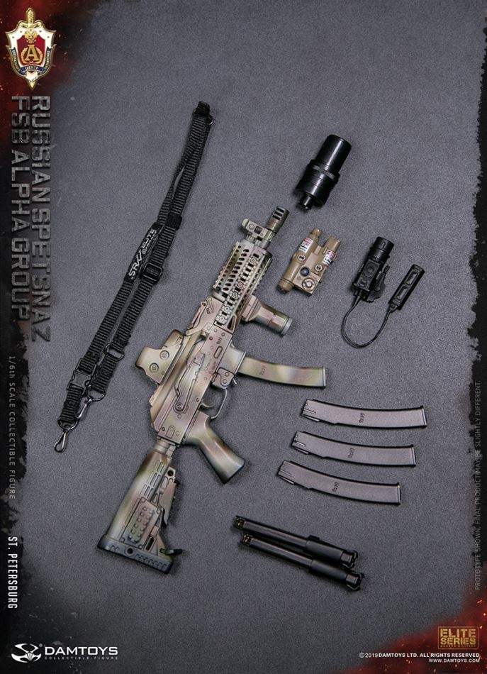 DAMTOYS : 1/6 RUSSIAN SPETSNAZ FSB ALPHA GROUP St.Petersburg (CLASSIC VERSION)