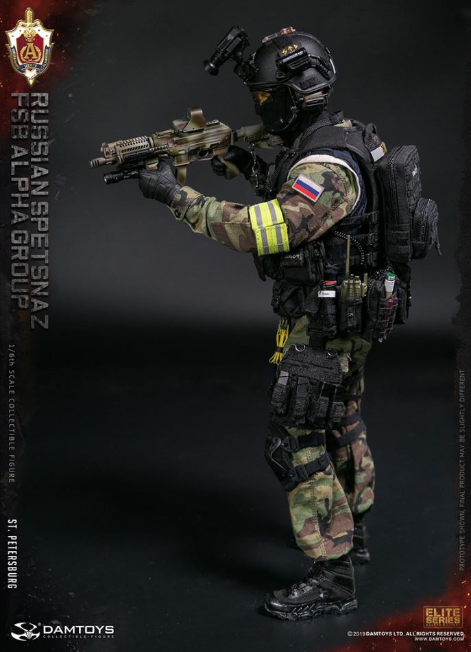 DAMTOYS : 1/6 RUSSIAN SPETSNAZ FSB ALPHA GROUP St.Petersburg (CLASSIC VERSION)