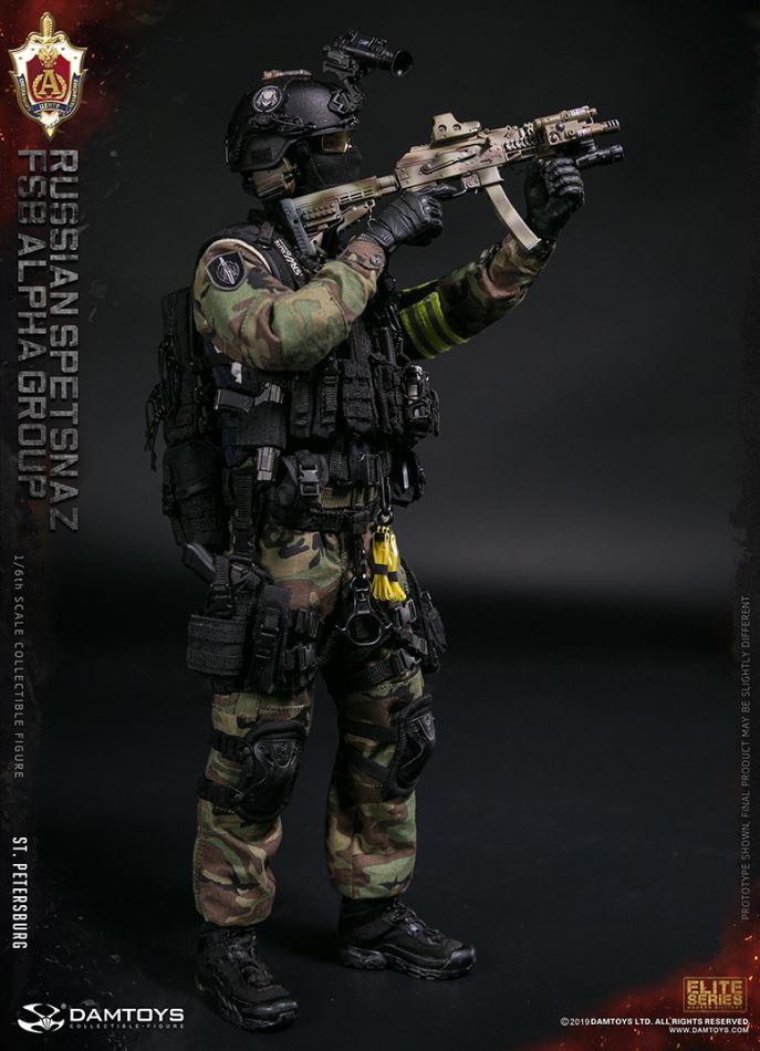 DAMTOYS : 1/6 RUSSIAN SPETSNAZ FSB ALPHA GROUP St.Petersburg (CLASSIC VERSION)