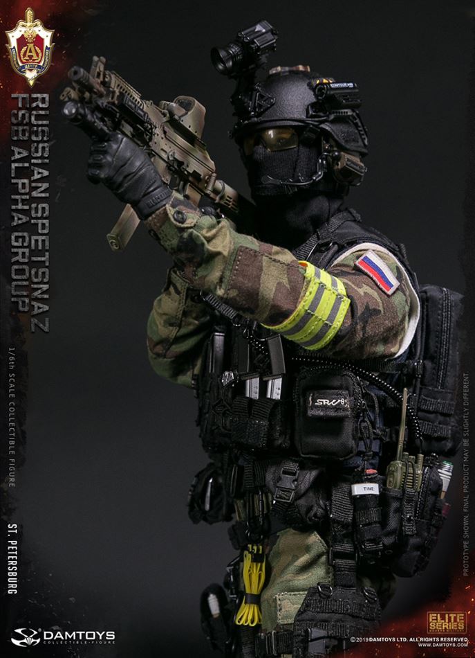 DAMTOYS : 1/6 RUSSIAN SPETSNAZ FSB ALPHA GROUP St.Petersburg (CLASSIC VERSION)