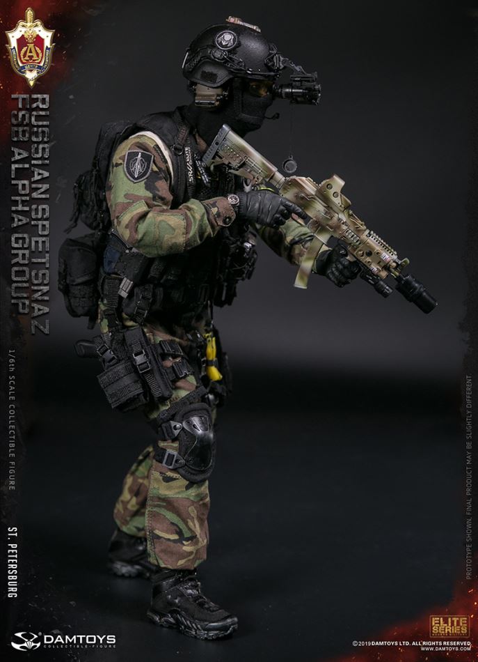DAMTOYS : 1/6 RUSSIAN SPETSNAZ FSB ALPHA GROUP St.Petersburg (CLASSIC VERSION)