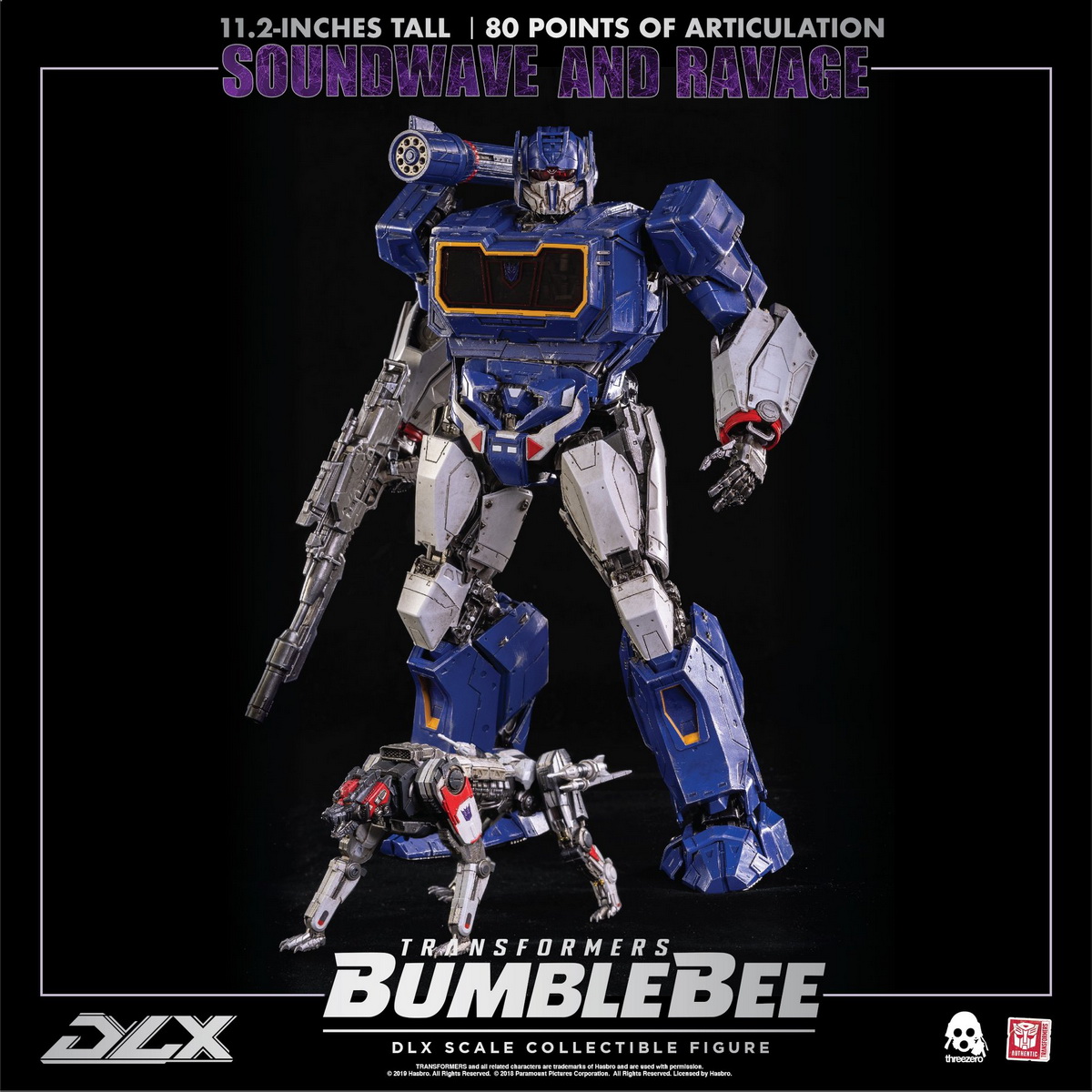 Threezero:Transformers - Bumblebee DLX series Soundwave & Ravage