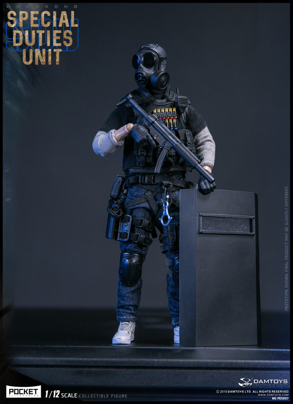 DAMTOYS : 1/12 POCKET ELITE SERIES: HONGKONG SDU (FAI SIR)