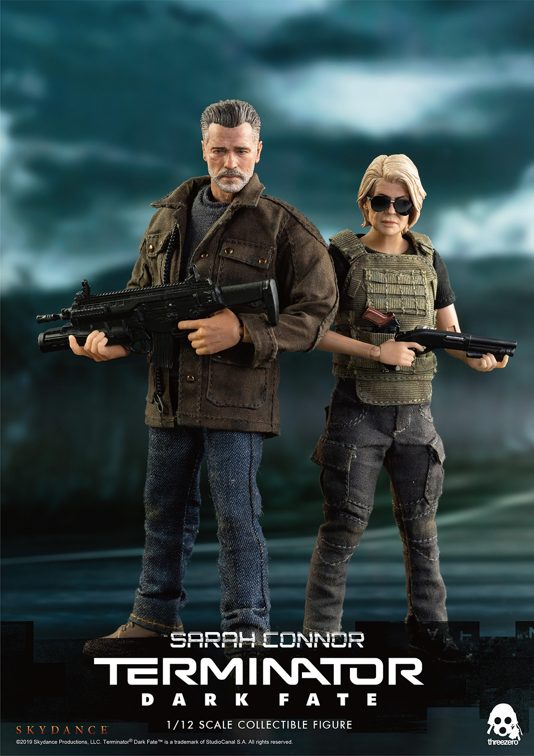 Terminator: Dark Fate - T-800 & Sarah Connor 1/12 (Threezero)