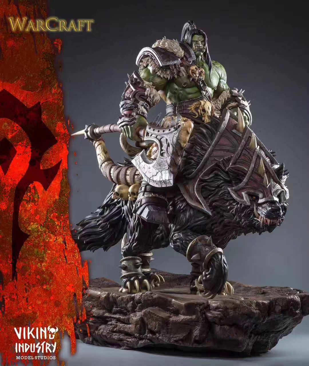 Custom Grom Hellscreem Wolf Rider (Viking Industry)