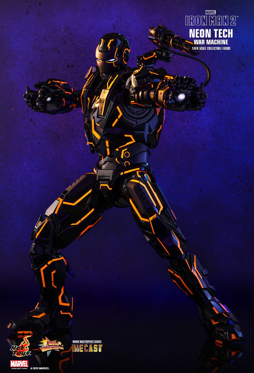 IRON MAN 2 NEON TECH WAR MACHINE 1/6TH SCALE COLLECTIBLE FIGURE