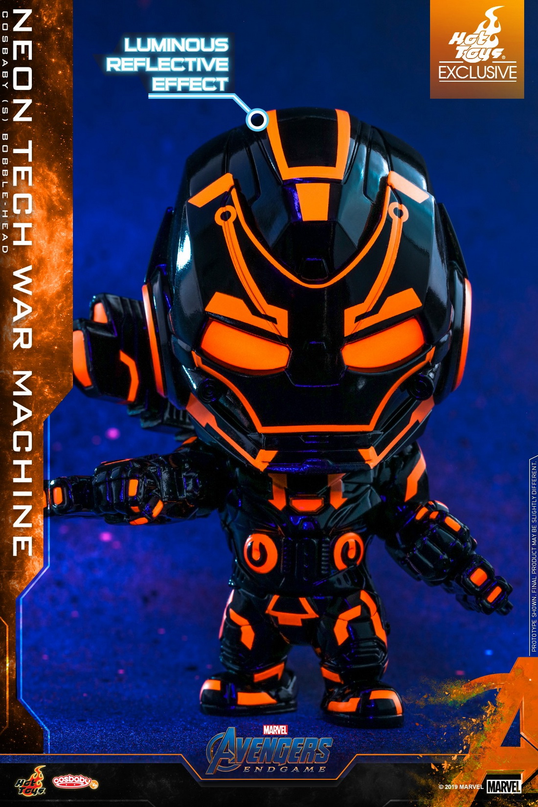 Hot Toys COSBABY Neon Tech War Machine