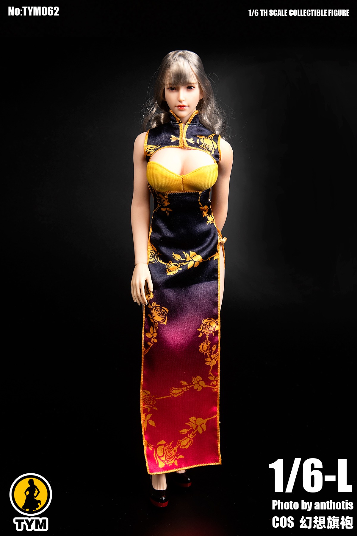 TYM 1/6 Chinese style cheongsam sexy fantasy COS Set