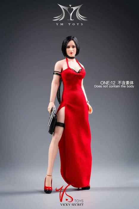 YMTOYS + VSTOYS YMT028 1/12 Female Assassin Ai Er Female Head Costume Accessories Bag (without body)