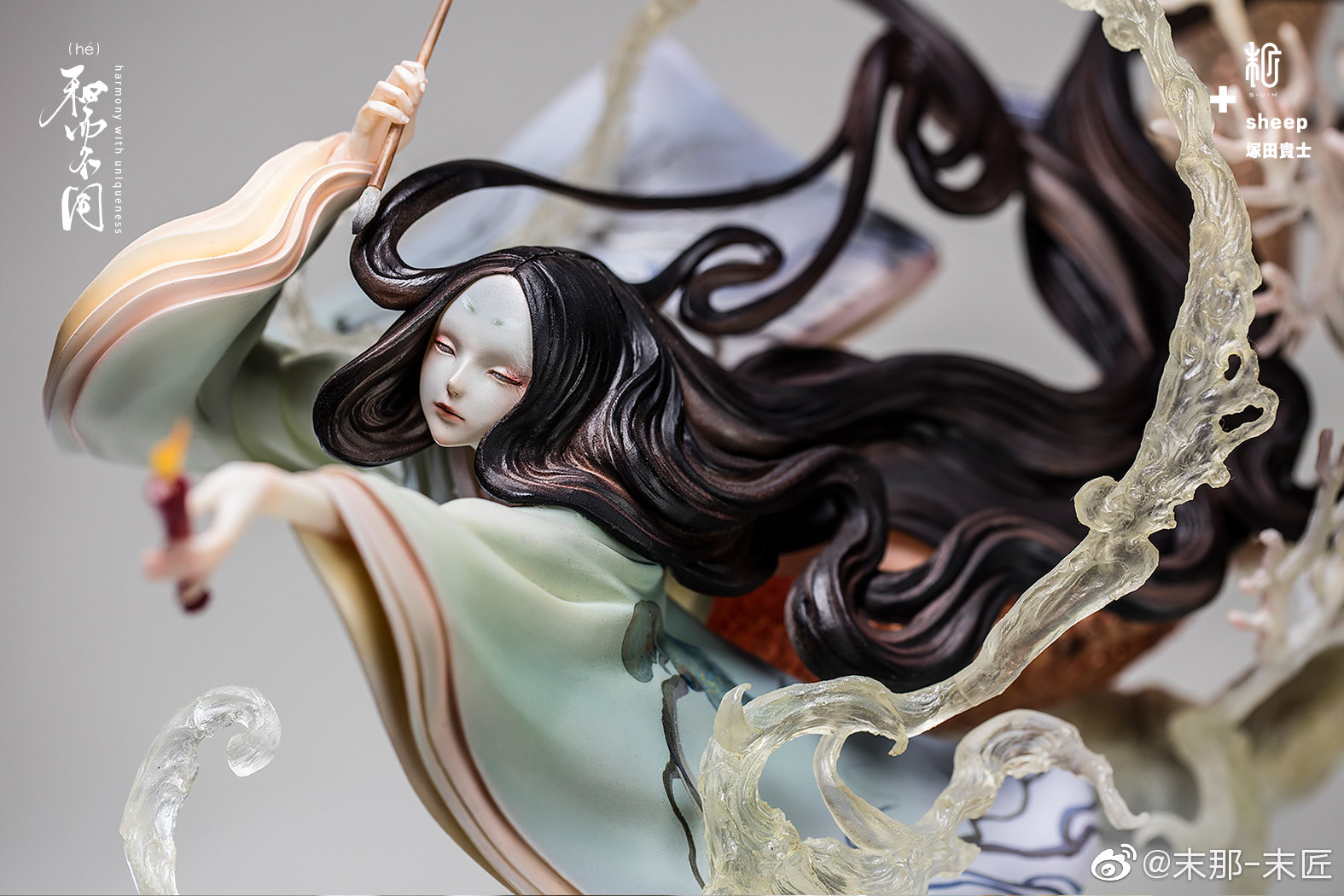 Red Candle and Mermaid