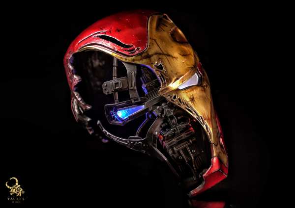 Iron Man Mark L (Battle Damaged) 1:1 Scale Life-Size Helmet