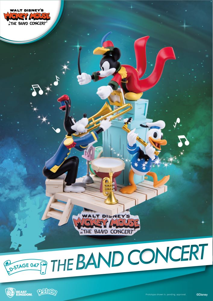 Beast Kingdom - Mickey's 90th Anniversary - Scene Statue: Mickey Mouse Concert