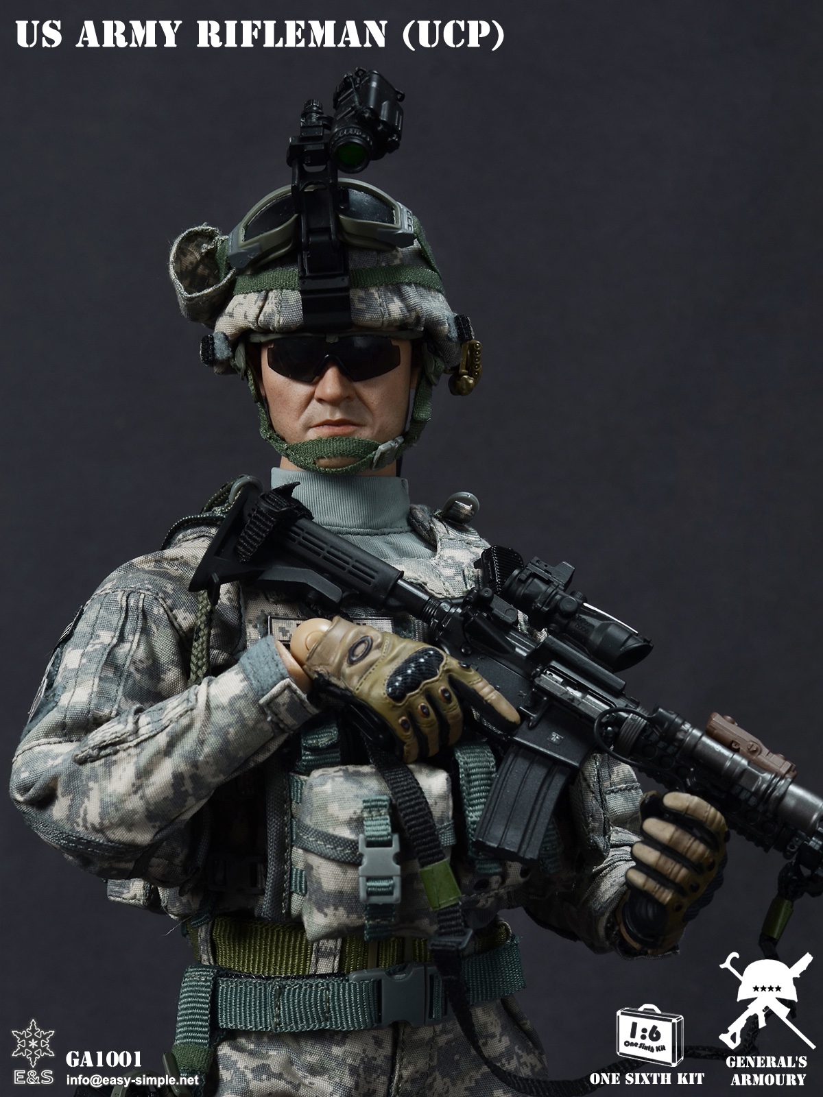GA New: 1/6 US ARMY RIFLEMAN UCP